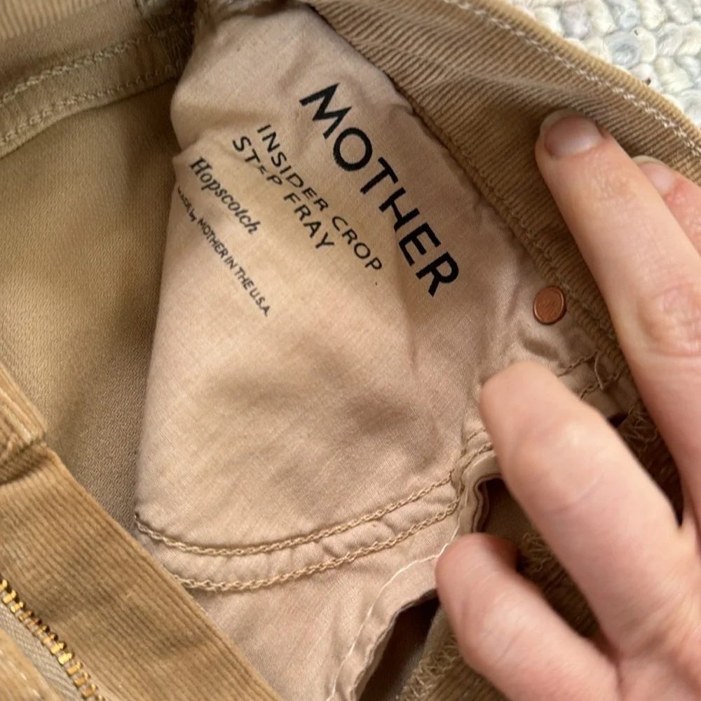 NWT Mother Insider corduroy size 25 - Picture 4 of 5